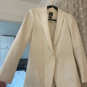 White Armani Exchange Blazer